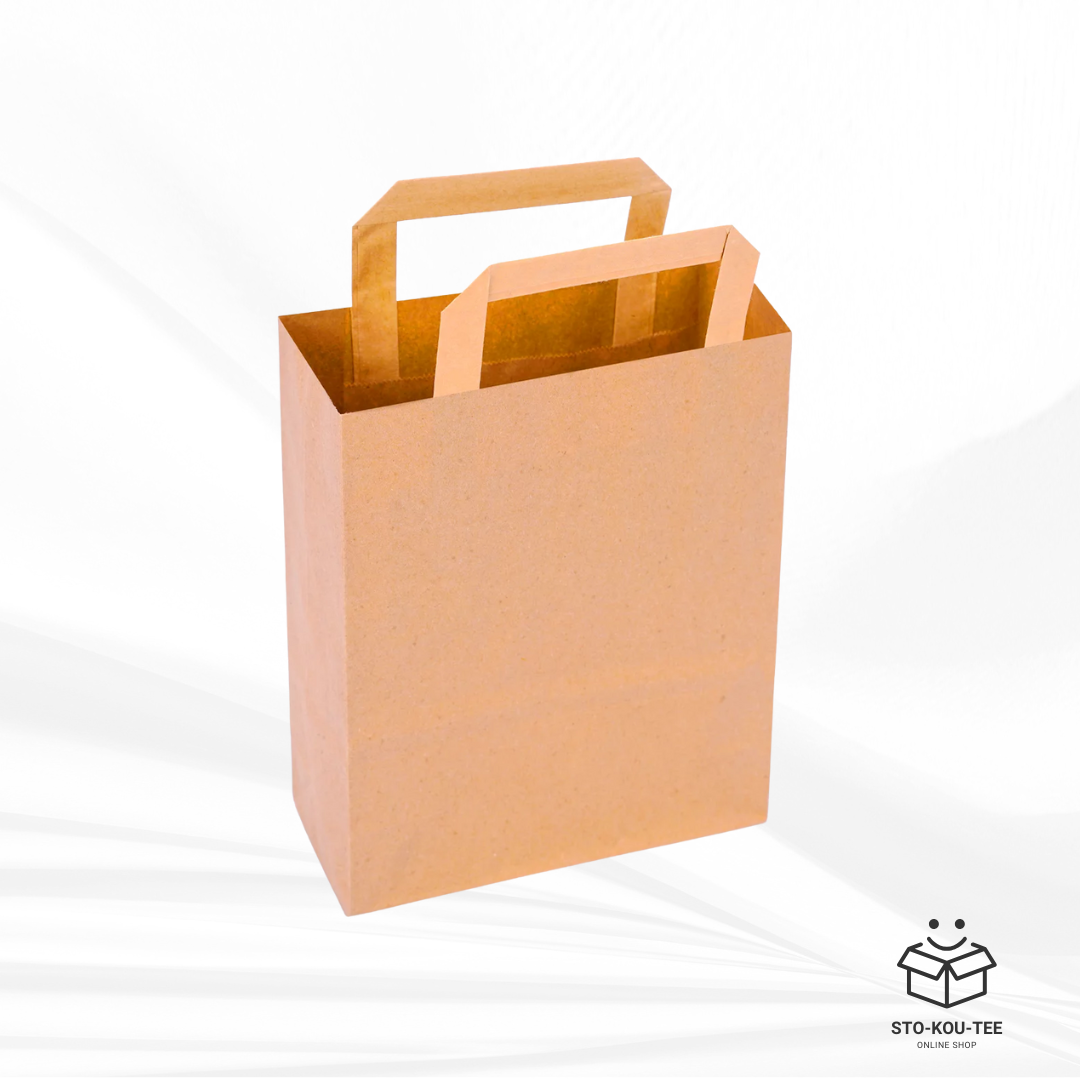Paper carrier bag with handle