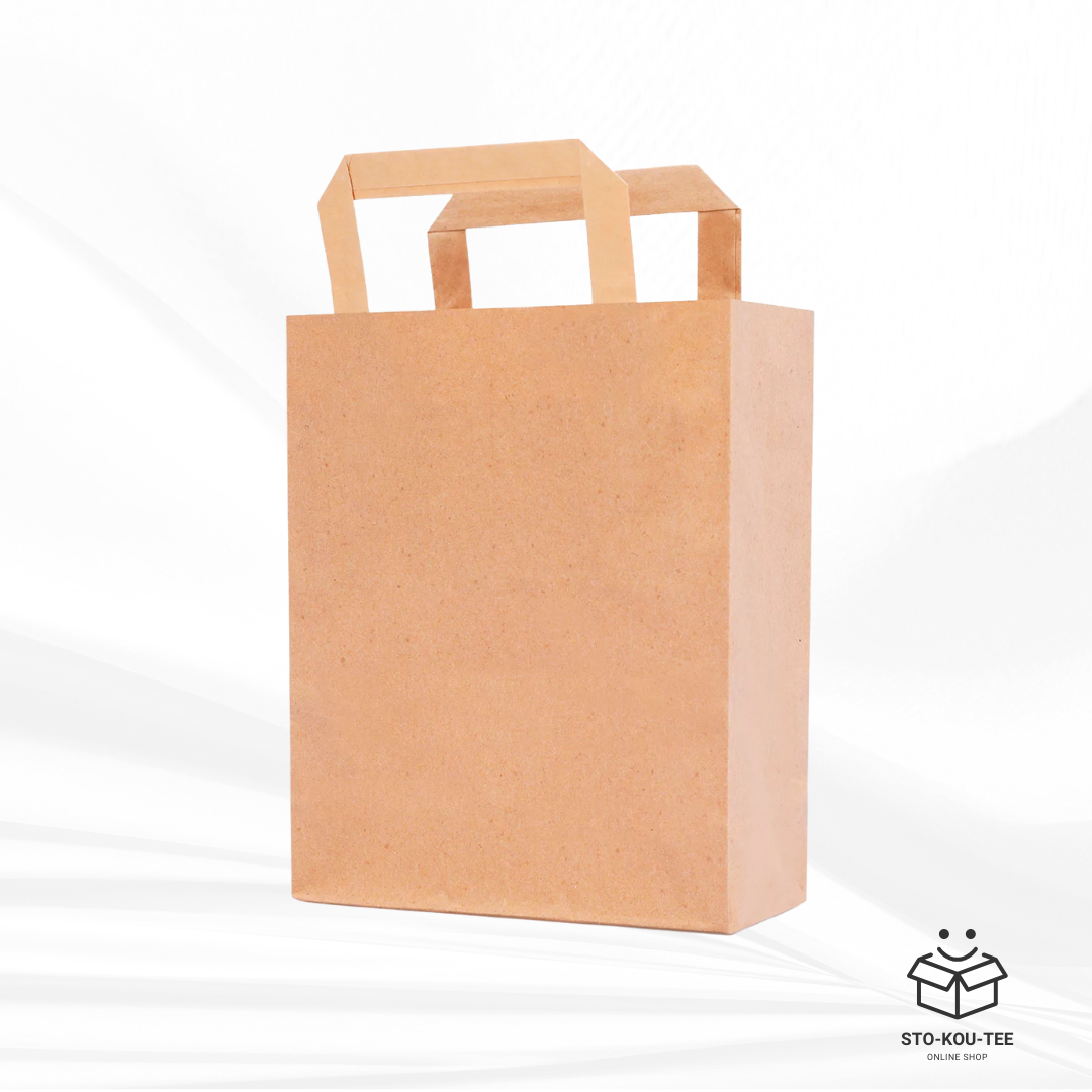 Paper carrier bag with handle