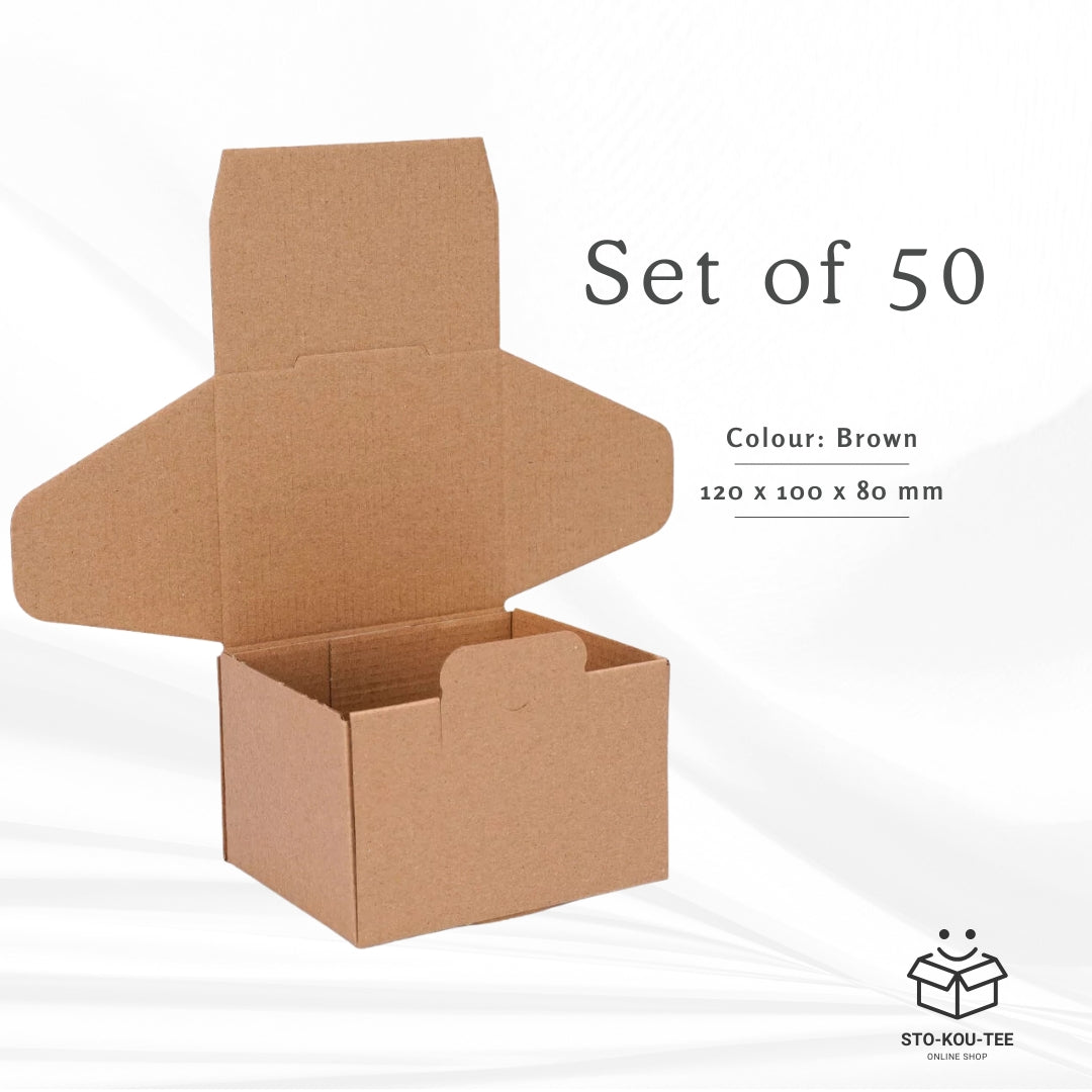Courier folding box - 120 x 100 x 80 mm