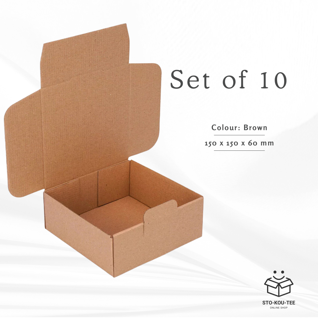 Courier folding box - 150x150x60 mm