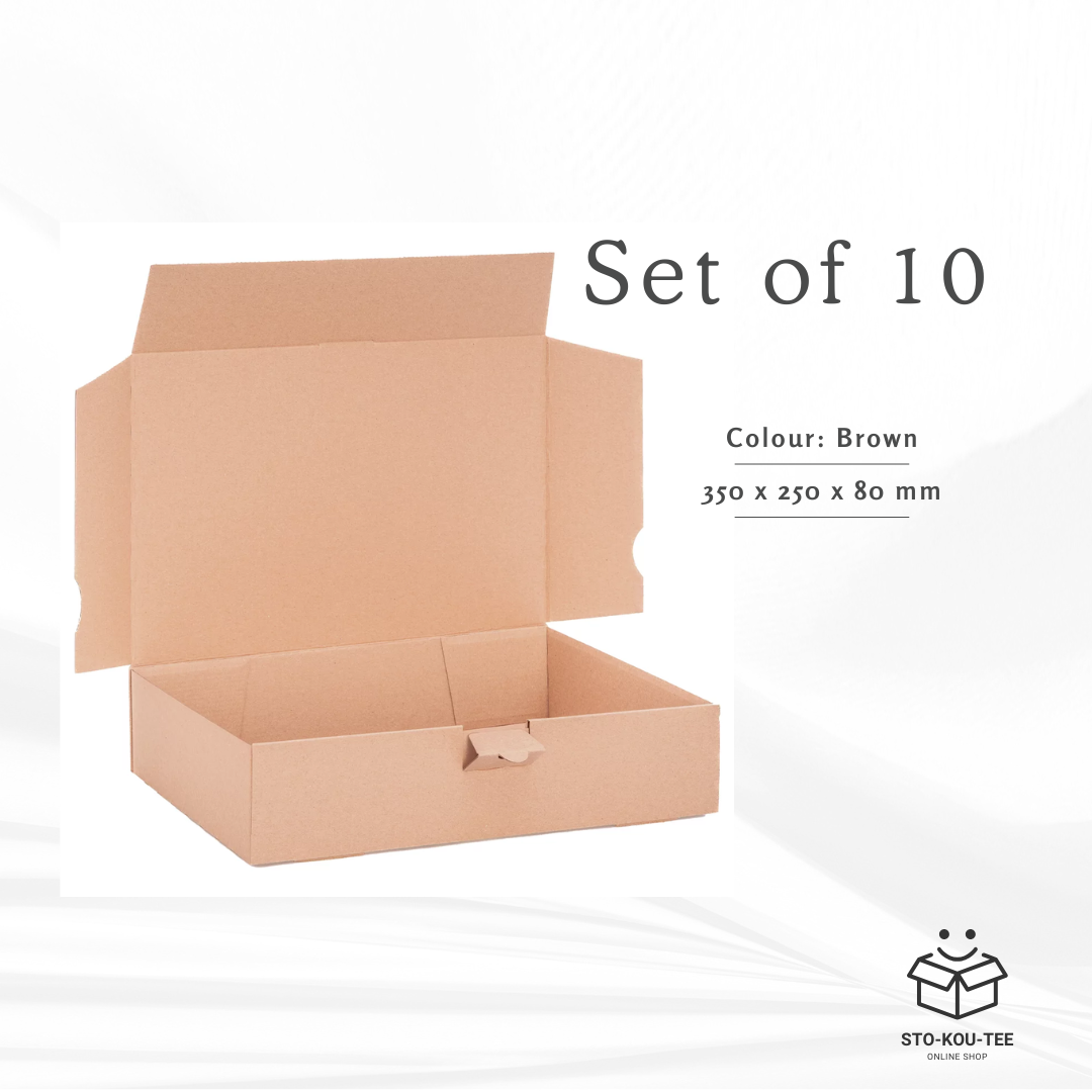 Courier folding box - 350 x 250 x 80 mm
