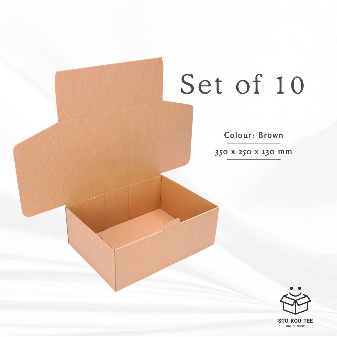 Courier folding box - 350 x 250 x 130 mm