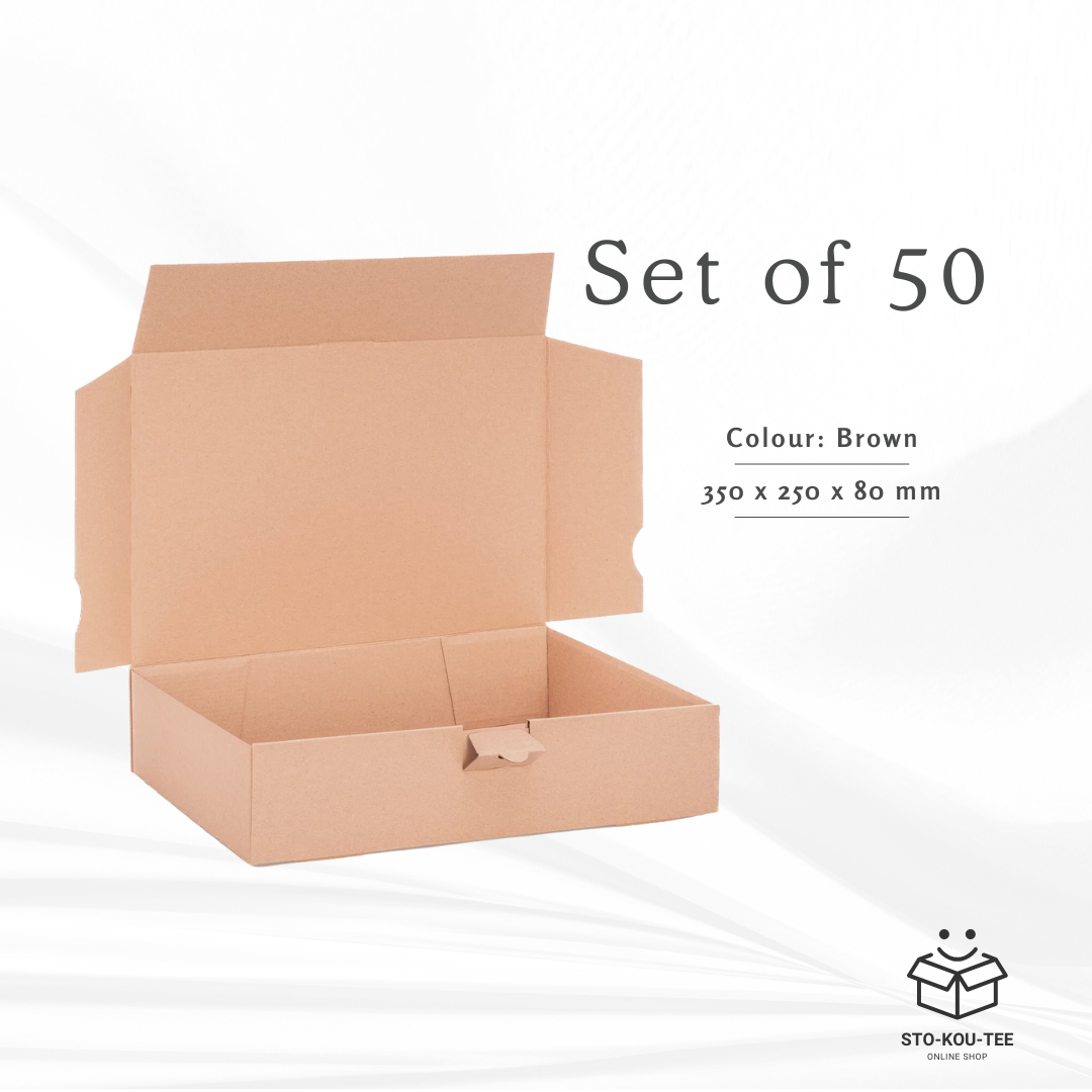 Courier folding box - 350 x 250 x 80 mm