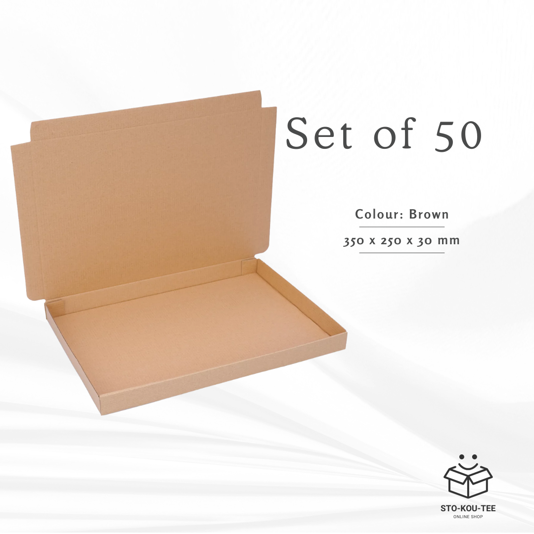 Courier folding box - 350 x 250 x 30 mm