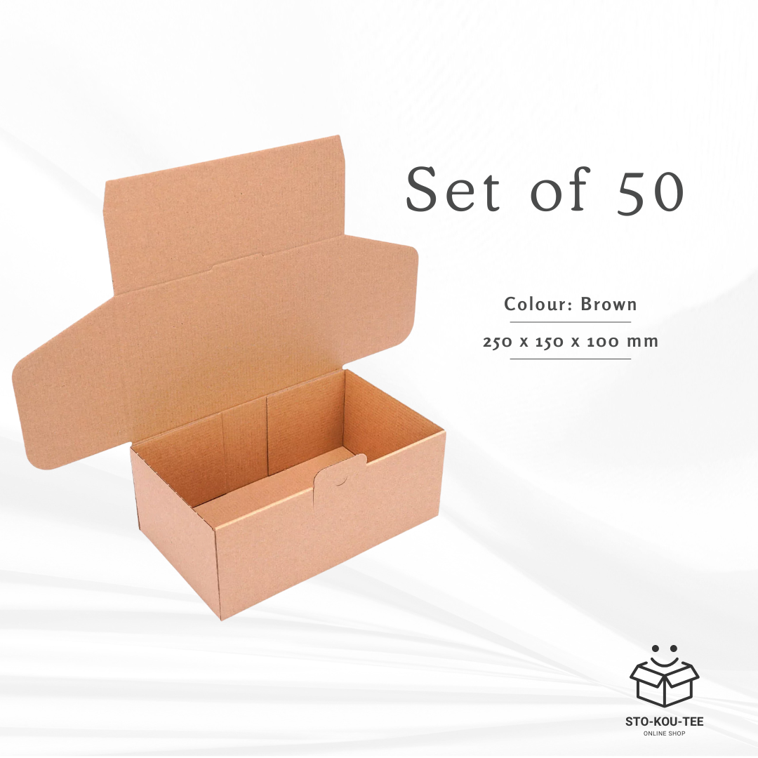 Courier folding box - 250 x 150 x 100 mm