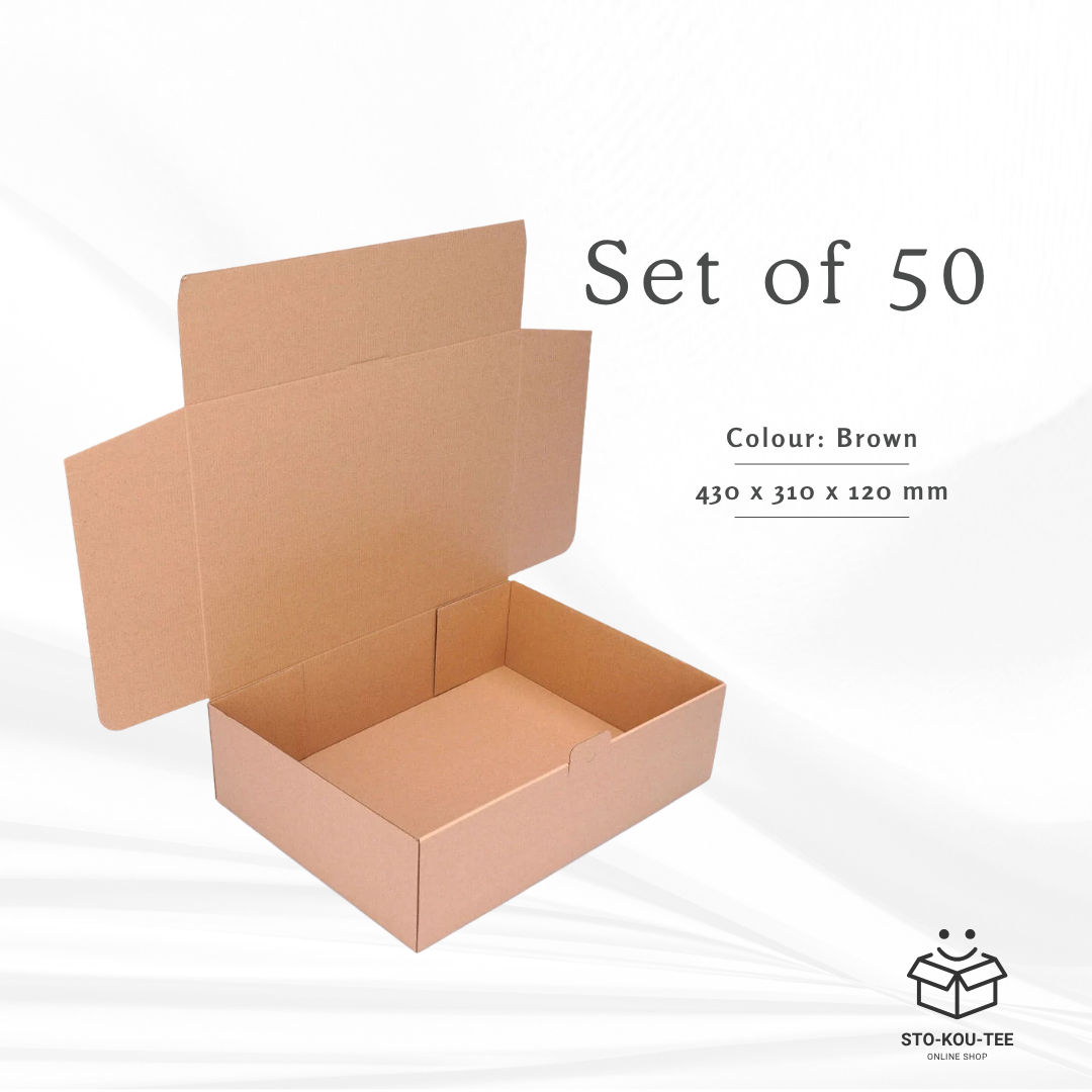 Courier folding box - 430 x 310 x 120 mm